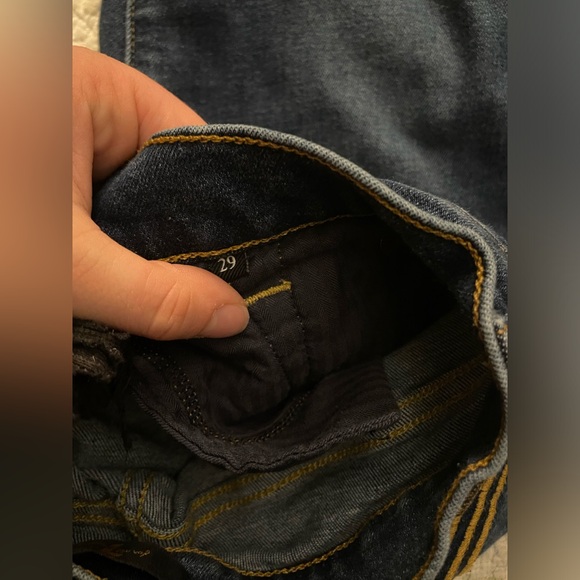 7FAMK dark wash gold pocket dojo - Picture 6 of 6